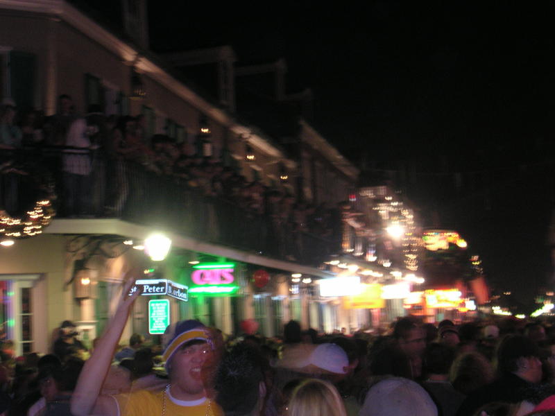 New Year's on Bourbon Street