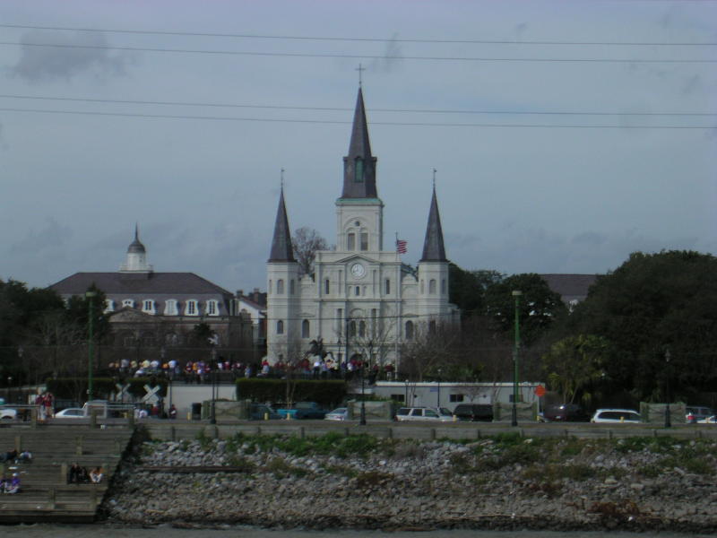 St. Louis Cathedral from the Natchez