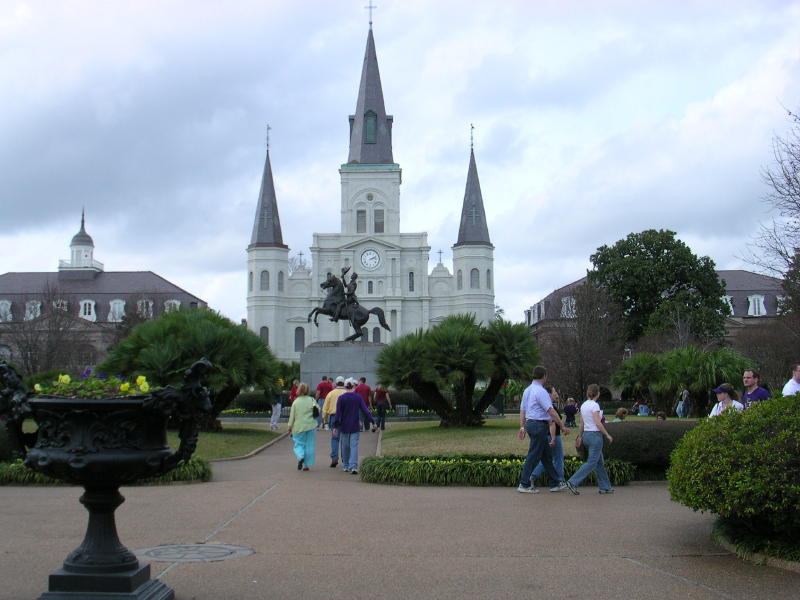 St. Louis Cathedral and Jackson Square