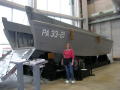 D-Day Museum - Sue with Higgins Boat